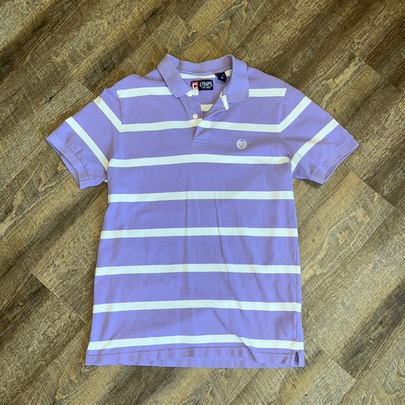 Chaps Purple and White Polo Medium - Picture 1 of 2
